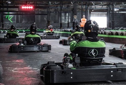 Indoor Karting near Chester all at the start line