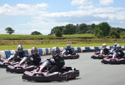 7 Outdoor Go Karts racing