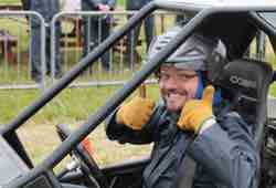 Rage Buggy Driver Giving Thumbs Up