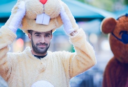 Fancy Dress Stag in Dog Suit