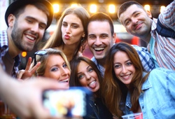 Stag Group Taking Selfie 